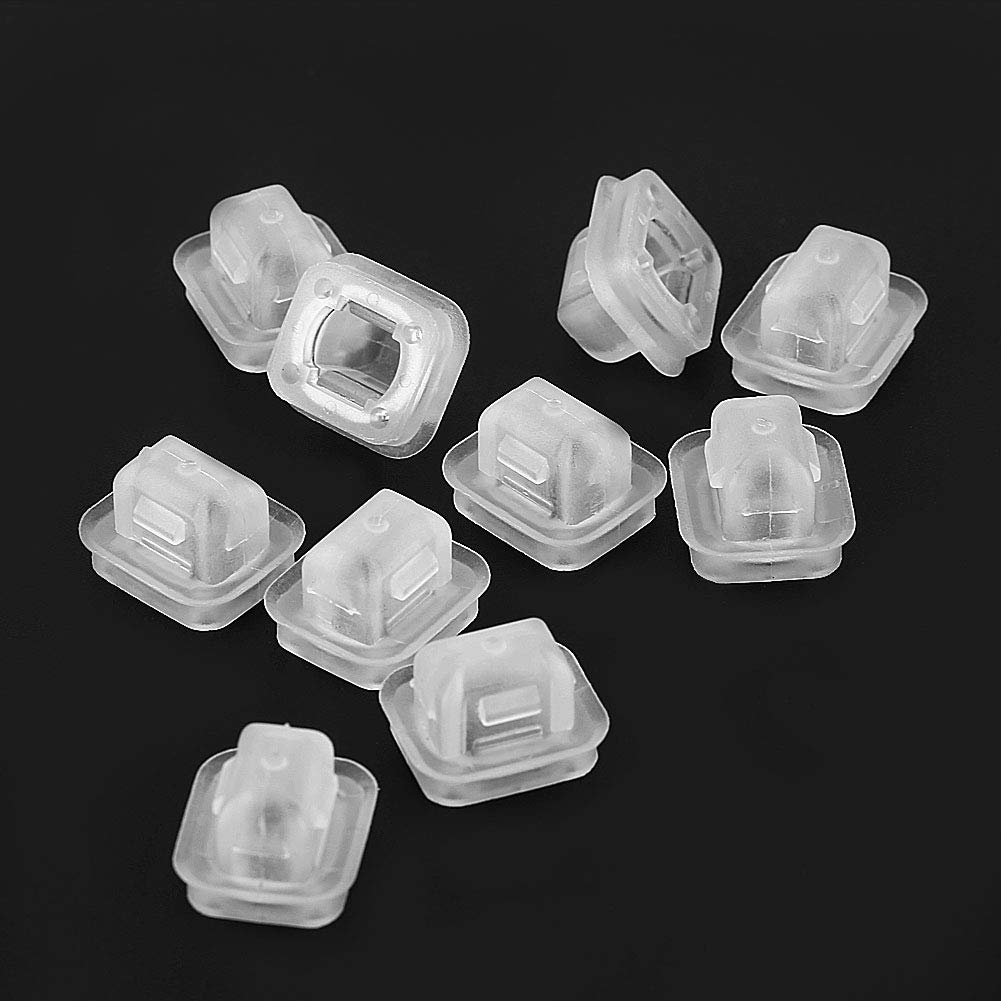 KIMISS 10pcs Plastic Car Door Trim Grommet, Door Insert Trim Strip Grommet Clip Card Inlay E46 E90 E91