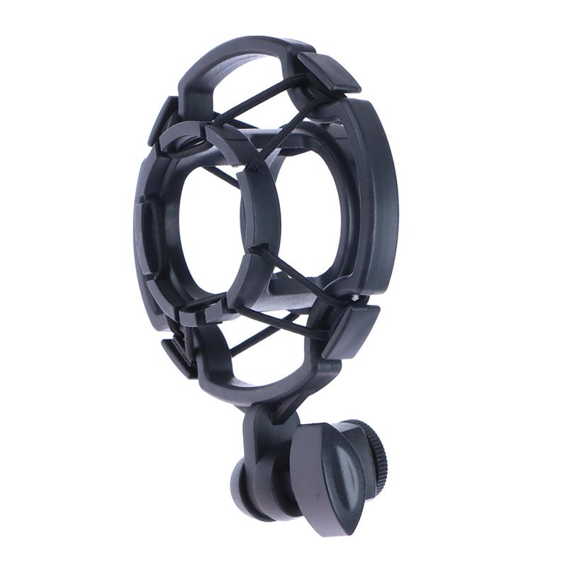 Shock Mount Holder Studio Recording Bracket For Large Mic Clip Black