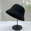 New Hat Women's Winter Plain All-match Basin Hat Autumn and Winter Face Small Bucket Hat Warm Bucket Hat