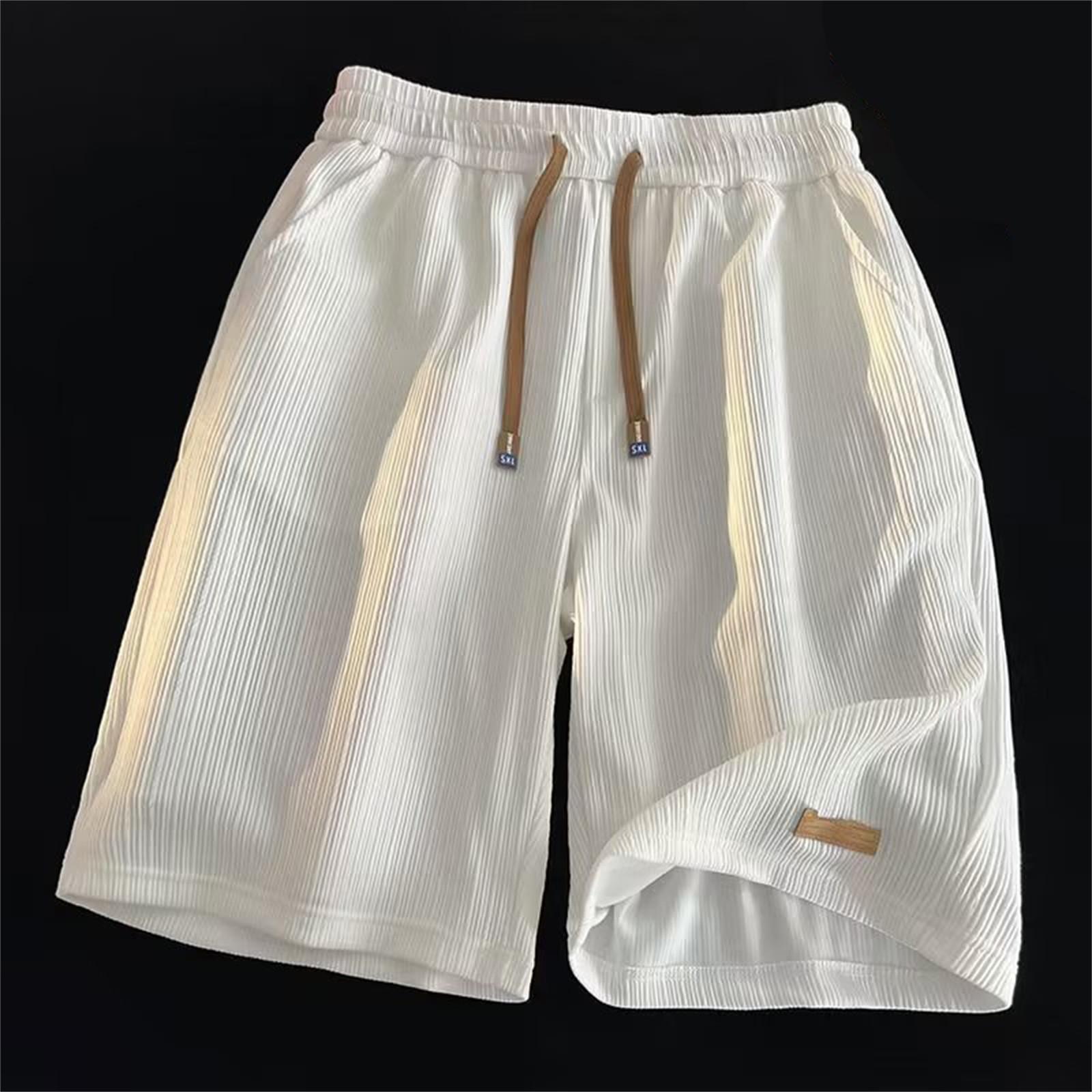 

Чоловічі літні пляжні штани, модні повсякденні штани для активного відпочинку на 5 балах XL білий