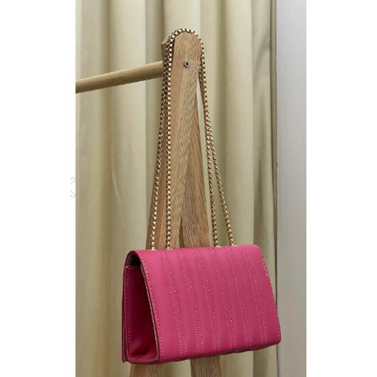 Magnetische Schulter- und Handtasche mit Kettenriemen