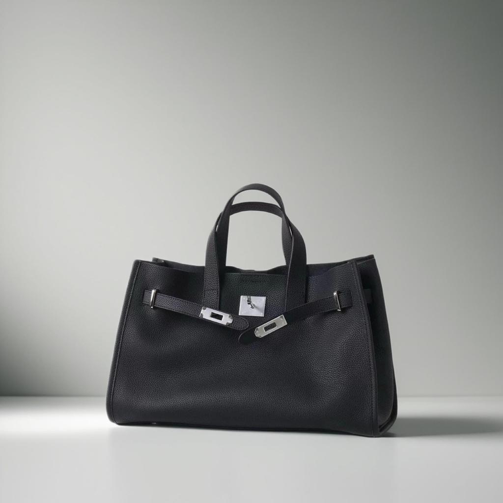 Horizontal Large First-layer TOGO Soft Cowhide Tote Bag Portable Shoulder Bag Women's Medieval Bag Large Capacity