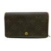 M61730 Vintage L-shaped Zipper Monogram Monogram Portonet Bie Tresol Bifold Wallet Brown Monogram Used