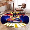 Red Bull Racing Muster Runder Teppich, Innen-/Außenmatte, für Picknick, Spielzimmer, Schlafzimmer, Büro, Wohnzimmer, Heimdeko Teppich, Geburtstagsgeschenk