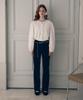 ROLAROLA Velvet Boots Cut Pants Navy