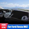 Car Dashboard Cover For Ford Fiesta MK7 2008 2009 2010 2011 2012 2013 2014 2015 2016 Trument Desk Sun Shade Pad Accessories