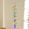 3D Tailwinds Rotating Crystals Ball Suncatchers Rotating Stabilizers Hangings Decorations for Window Tree Wall Indoor Outdoor