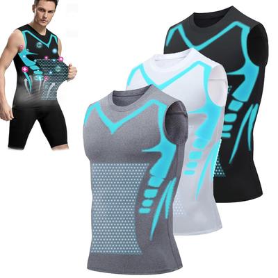 Débardeur de sport élastique à séchage rapide pour homme - Respirant, évacuant la transpiration pour la course en extérieur et le fitness