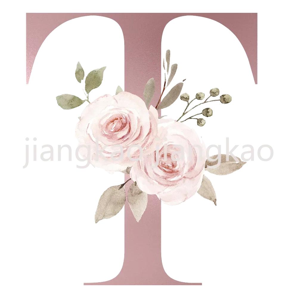 Personalized Mug Floral Initial Name Cup Custom Name Tea Coffee Hot Chocolate Mugs Bride Bridesmaid Mothers Day Gifts for Her