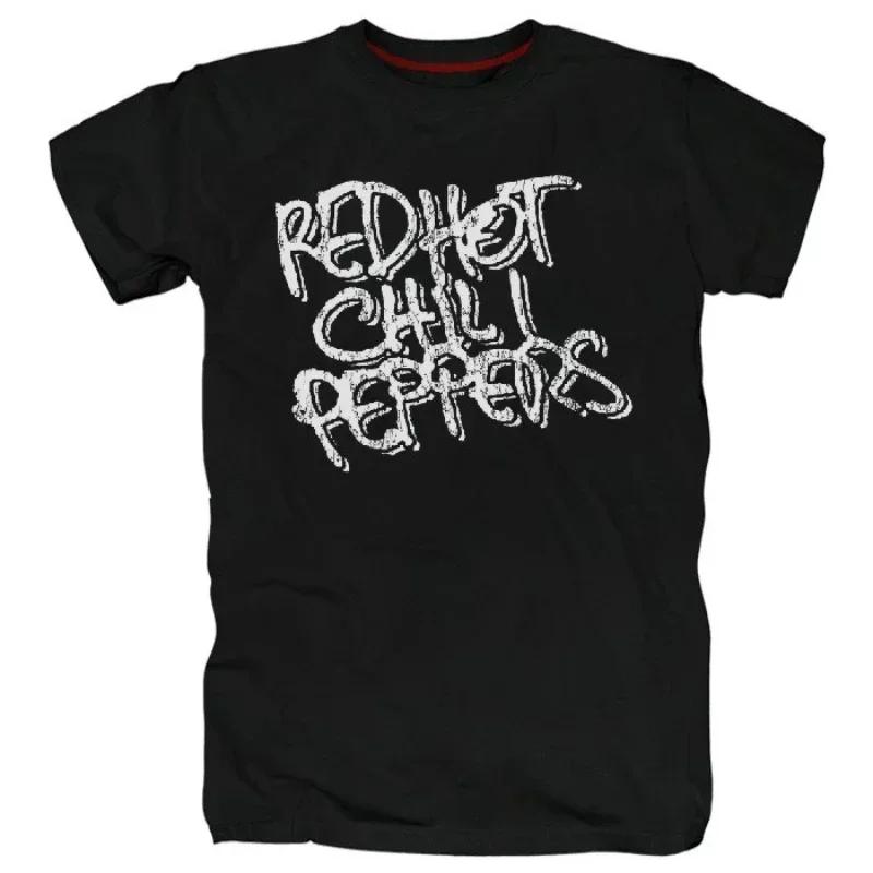 2025 RED HOT CHILI PEPPERS Rock Short Sleeve Rose Men's and Women's T-shirts Punk American Hip Hop Cotton T-shirt Summer Tee Top