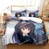 3d Print Anime Kawaii Girl Lycoris Recoil Bedding Set Single Twin Full Queen King Size Bed Set Adult Kid Bedroom Duvetcover Sets