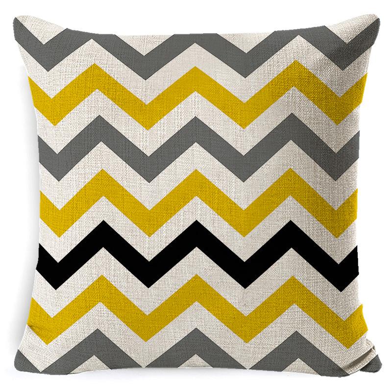 Nordic Plaid Cushion Cover Super Soft Peach Skin Home Sofa Cushion Pillow New Pillow Cover