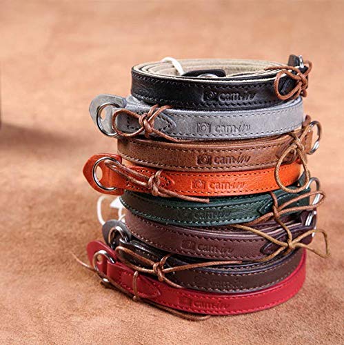 [cam-in] Camera Strap, Ring Style, Italian Leather, CS197 Series (Red) (93cm)