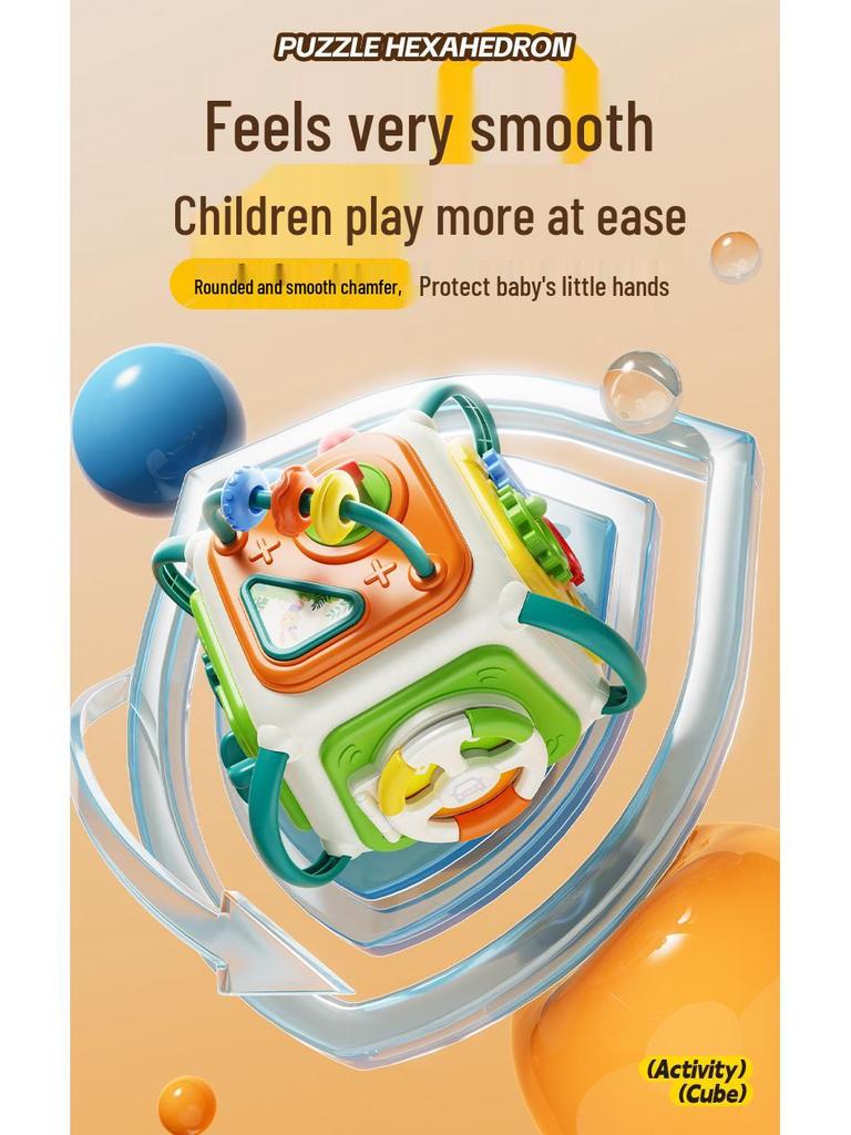 Magic Hex Cube: Early Education Toy for Infants and Toddlers – Intellectual Grasp Training, Enlightenment, and Busy Activity Ball