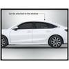 LLIT4 2pcs Car Windshield Wiper Stickers Vinyl Car Waterproof Sticker Key For BMW Performance F30 F40 F10 E90 F20 E46 E60 E70 E39 E36