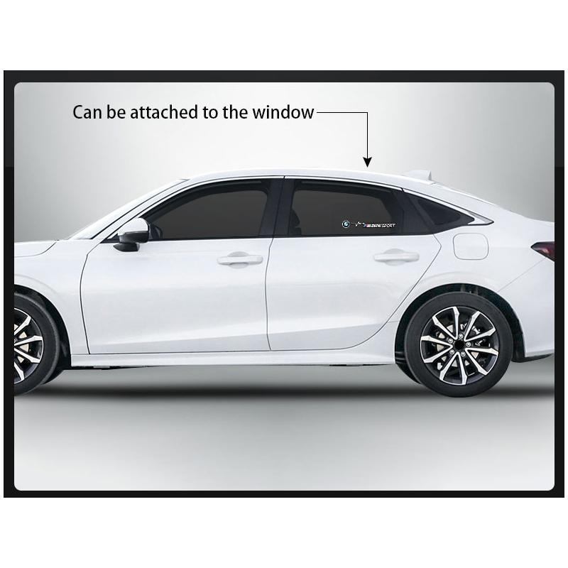 LLIT4 2pcs Car Windshield Wiper Stickers Vinyl Car Waterproof Sticker Key For BMW Performance F30 F40 F10 E90 F20 E46 E60 E70 E39 E36