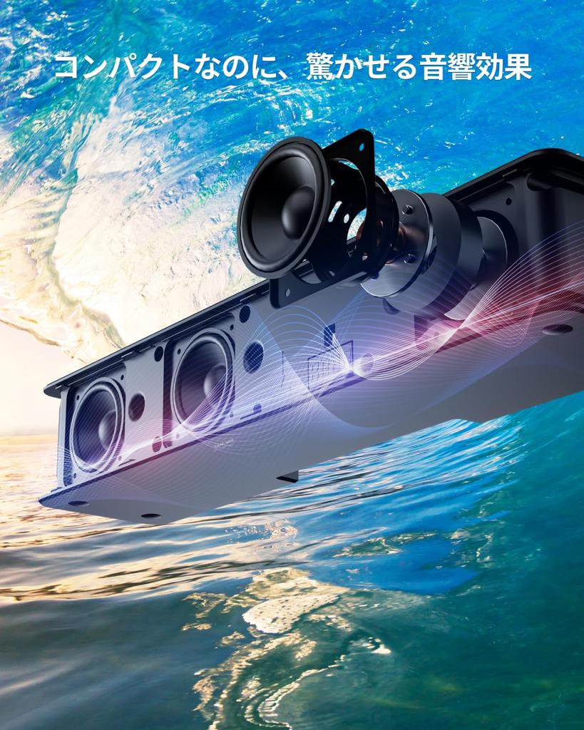 ULTIMEA Dolby Atmos Soundbar for TV 5.1ch Speaker 3D Surround Sound with Subwoofer Peak Power 410W Deep Bass Enhanced HDMI eARCAUXOptical