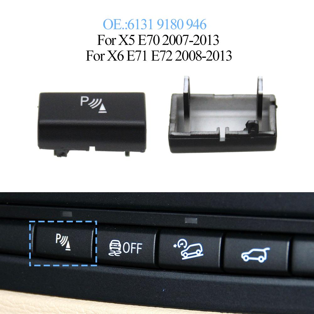 Accesorii auto Capac de acoperire pentru buton comutator senzor radar parcare pentru BMW X5 X6 E70 E71 E72 61319180946