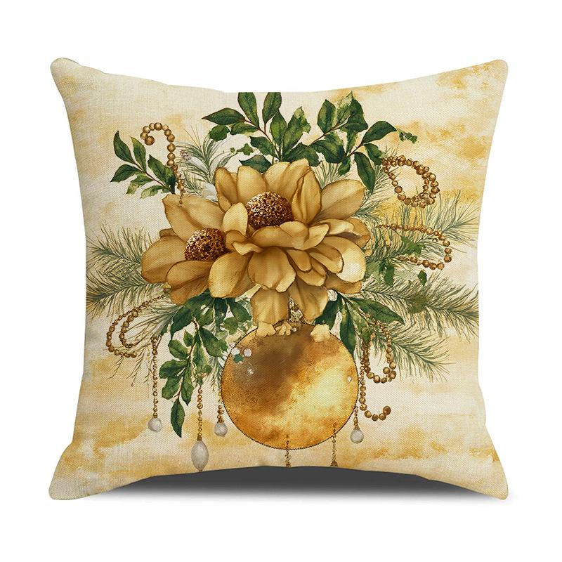 New Christmas Pillow Cover Simple and Versatile Holiday Decoration Set Combination Cushion Indoor Sofa Cushion