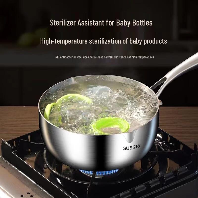 Wutuo Stainless Steel Yukihira Pot with Lid