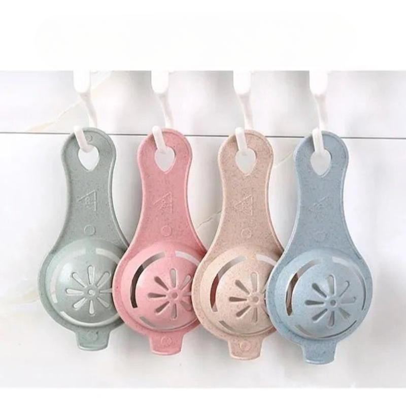 Niedlicher Eiklar-Eigelb-Trenner-Halter Küche Kuchenwerkzeuge Klarer Flüssigkeitsfilter Gadget Abendessen Kochen Sieb Teiler Tragbare Aufbewahrung