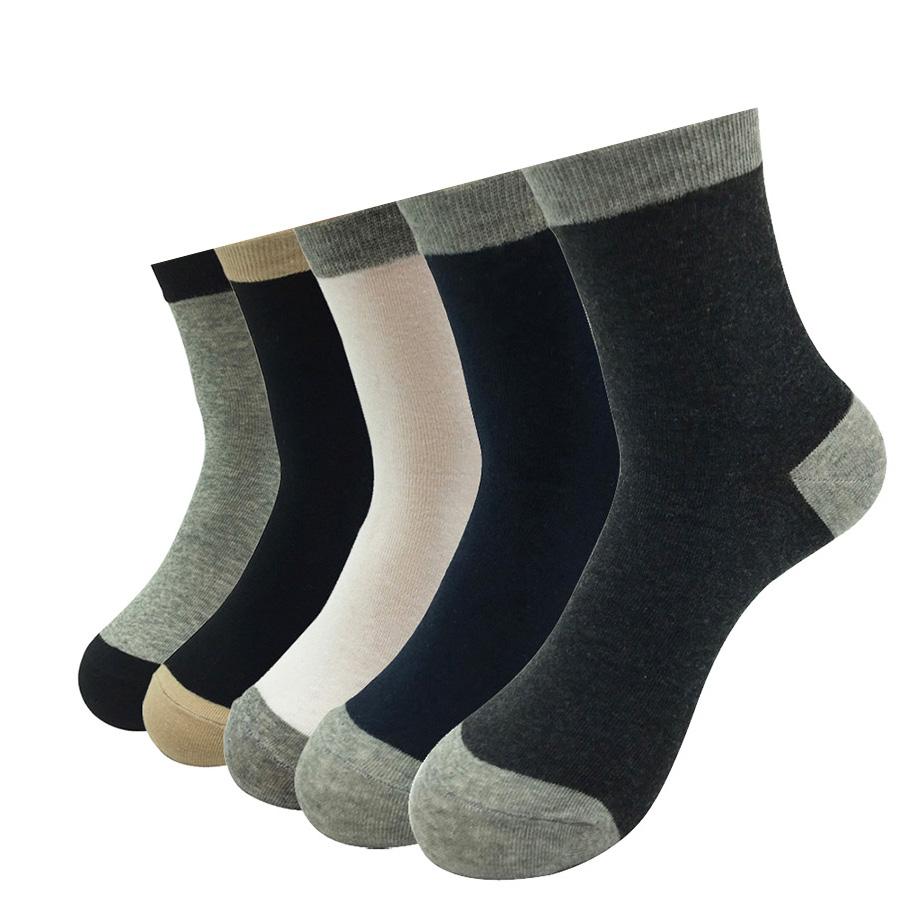 

5 пар/лот, мужские носки в полоску, длинные, высококачественные, хлопковые, дышащие, деловые, мужские, для мужа, отца, подарок, 14 стилей EU38-44 - US6.5-9.5