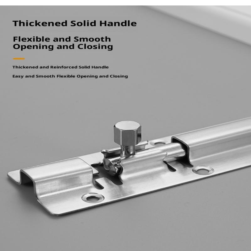 201/304 Edelstahl Tor Sicherheits-Türriegel Riegelverschluss Bolzen 3/4/5/6/8/10/12 Zoll Türriegel Beschläge Für Heimwerker