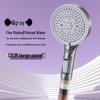 5-Speed Handheld Shower Head with Large Panel & Water Filter for Enhanced Bathing Experience