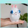 Small White Bunny Toy With Tpr Material For Creative Stress Relief And Hand Eye Coordination