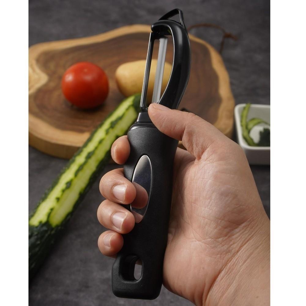 2-in-1 Swivel Vegetable Peeler Soft Grip Handle Kitchen Peeler Multifunctional Peeler  Household
