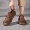 Genuine Leather Women's Single Shoes Spring Top-grain Cowhide Versatile Casual Retro German Training Shoes