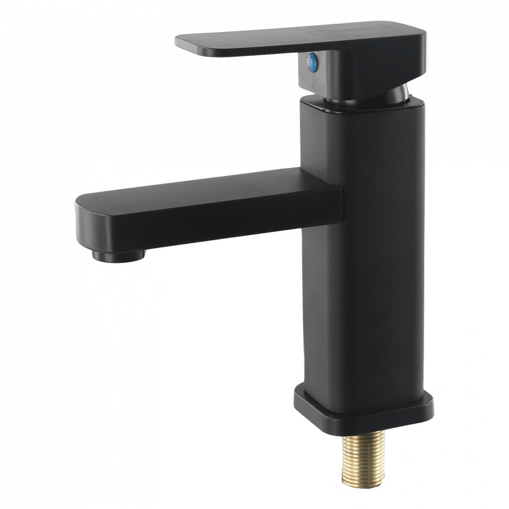 Steel Faucet Basin Faucet Plastic Handle Single Sink
