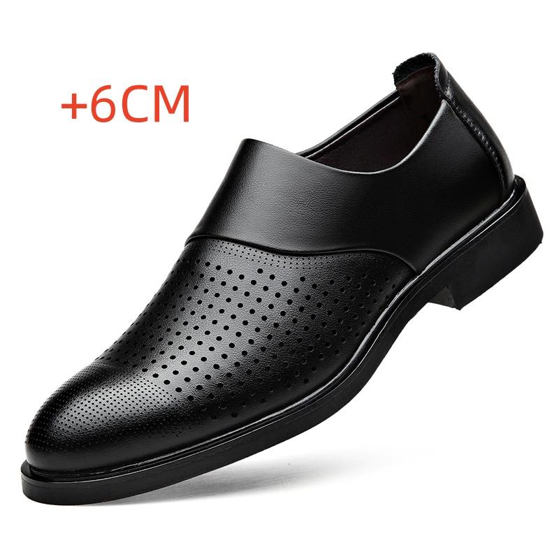 Fashion High Quality Casual Leather Shoes for Men Wedding Outdoor Business Casual Office Work Shoes Classic Breathable Walking Shoes