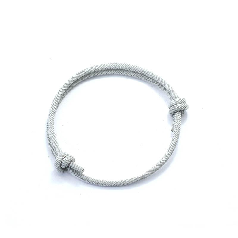 New Handmade Adjustable Rope Bracelet Men 4mm Thin String Relationship Braclet Gift For Him Lucky Thread Brazalete Pulseira