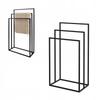 Nancy Black Metal Loft Towel Rack 50x23x92