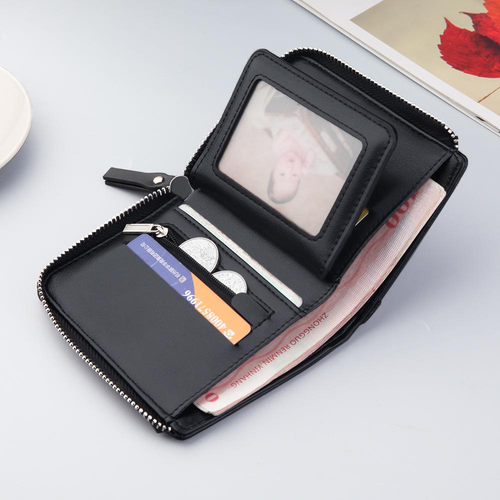 Men's Vintage Short Zipper Wallet