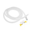 2M/3M PVC Universal Drain Hose for Dehumidifier/washing Machine Cuttable Leakproof Corrugated Drain Hose Replacement with Clamp