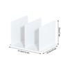 Shelf Dividers 3 Inserts White Maximizes Closet Vertical Space Shelf Separator for Closet Organization