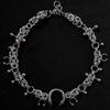 Stainless Steel Punk Choker Necklace Rivet Horseshoe Spiked Gothic Necklace  Gifts