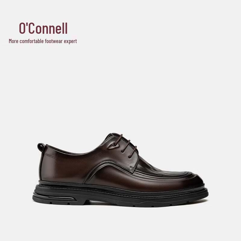 Aokang Men s Commuter Lace-up Leather Derby Shoes 42