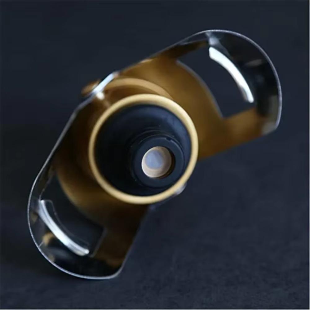 2pcs Built-in Pressure Pump Vacuum Champagne Stopper with Time Stamp Dual-ear Design Champagne Sealer Preservation Reusable