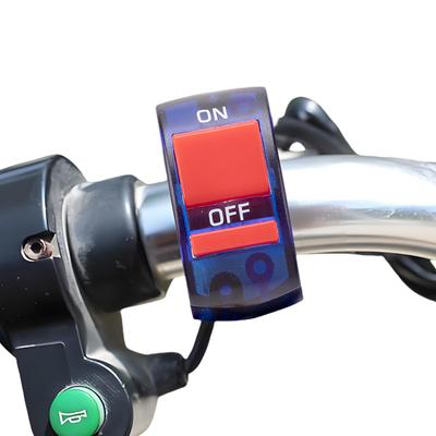 ON/OFF Button Handlebar Modified Headlight Switch Headlight Flameout Handlebar Button for ATV Bike Motorcycle Accessories