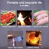 Butane Burner Flame Camping Baking Barbecue Gas Torch Fire Maker Lighter Metal Flame Gun Welding Torch Heater for Outdoor Cookin