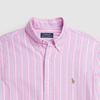 Polo Ralph Lauren SS24 Striped Logo Long Sleeve Point Collar Button Down Shirt Men Shirts Pink MNPOWOV16823518-650
