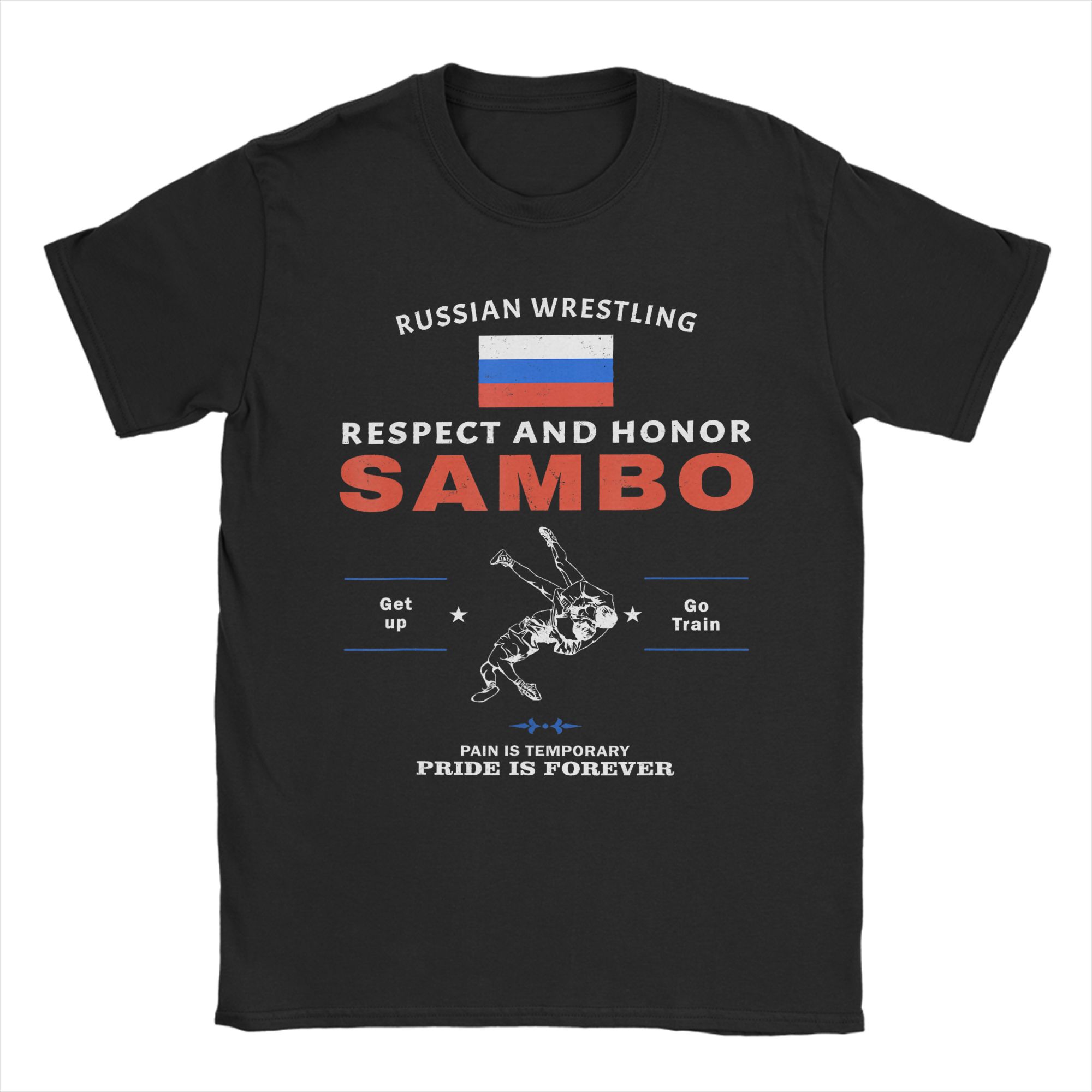 

Sambo Dagestan Wrestling Russian Flag TShirt Summer 100 Cotton T Shirts For Men Pattern Tshirt Short Sleeves Classic Clothing S