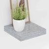 Vidaxl Wisząca Półka Ścienna, Szarość Betonu, 23 X 23,5 X 3,8 Cm, Mdf