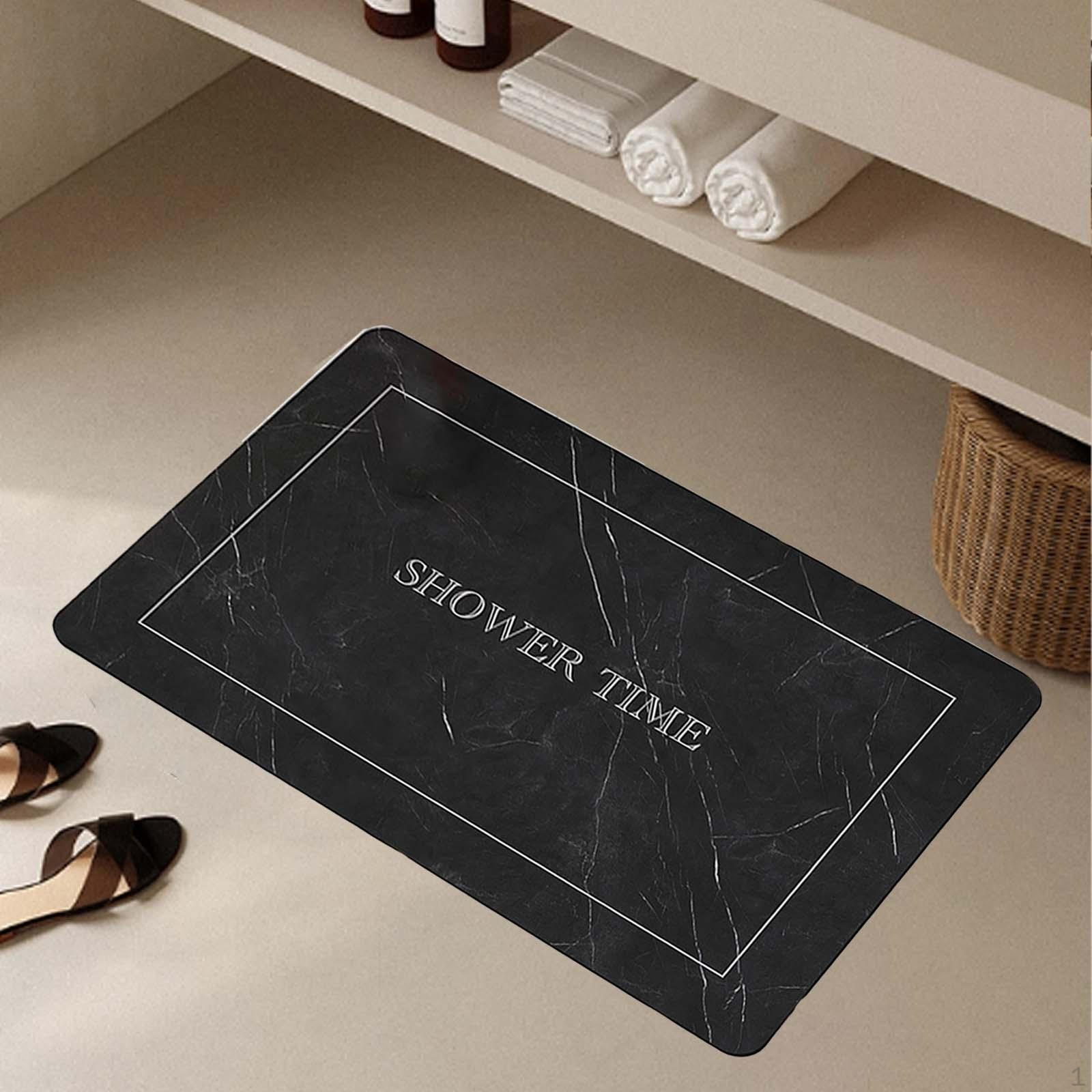 

Роскошный коврик для ванной для быстрого высыхания и впитывания воды - Идеальный 45 см x 70 см для ванной комнаты style C