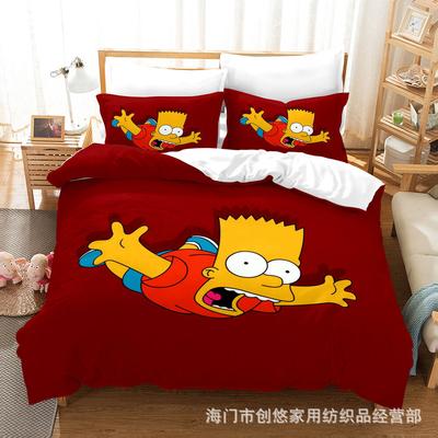 Verdicktes Kit East 3D Digitaldruck Quilt-Set Dreiteiliges Set