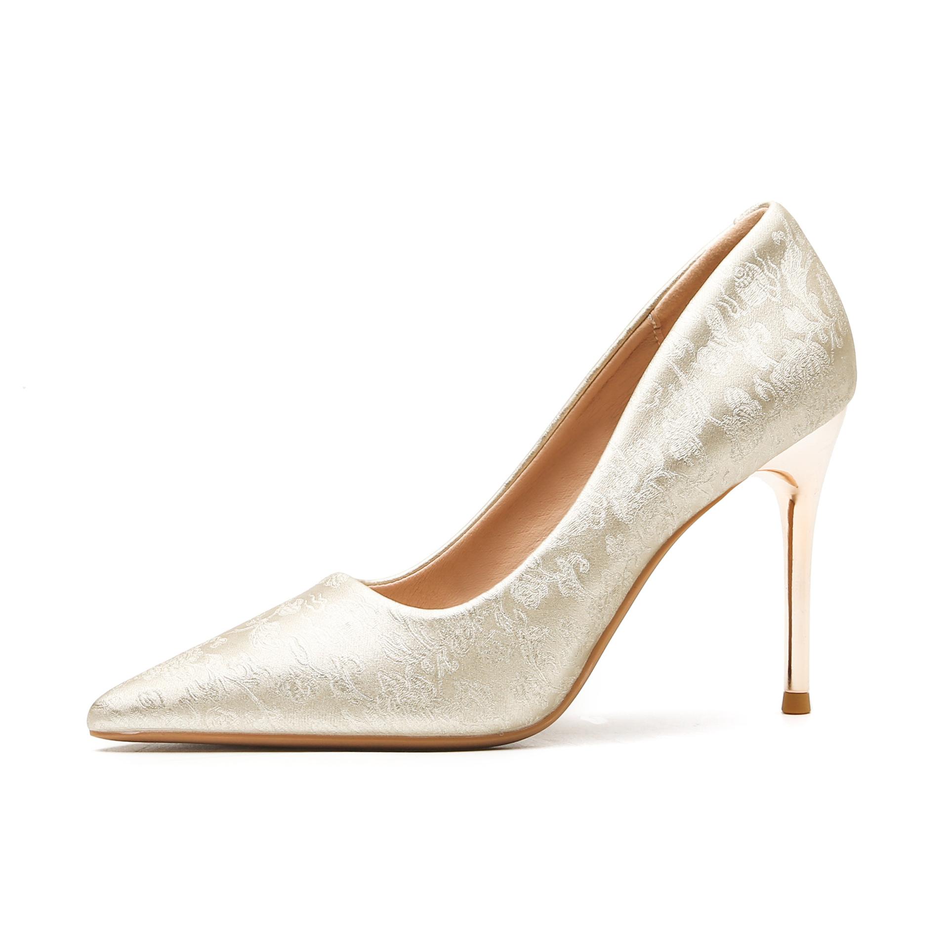 

Новые туфли-лодочки в китайском стиле с острым носком и тонким каблуком, женские, красивые, высококлассные, под платье, с темпераментом, универсальные, под ципао, на высоком каблуке 40