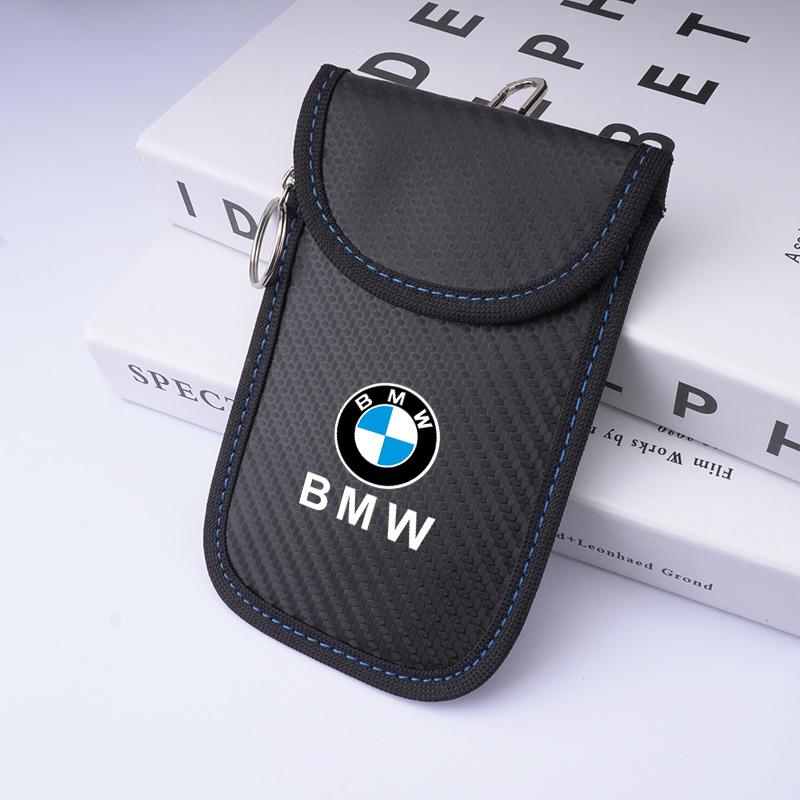 Car Key Signal Shielding Bag Anti-theft RFID Keychain Case For BMW M E92 E91 E90 E87 F10 F20 F30 X3 X5 E46 E39 E60 E36 E30 E61 GQ6